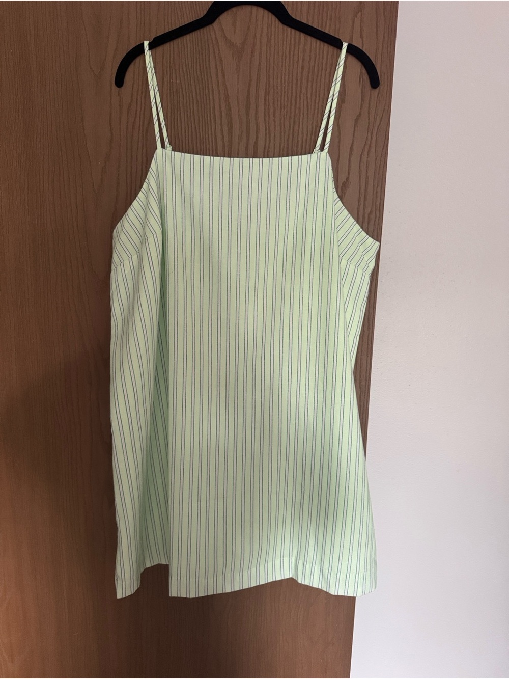 Old Navy Mint Green Vertical-Stripe Spaghetti Strap Camisole